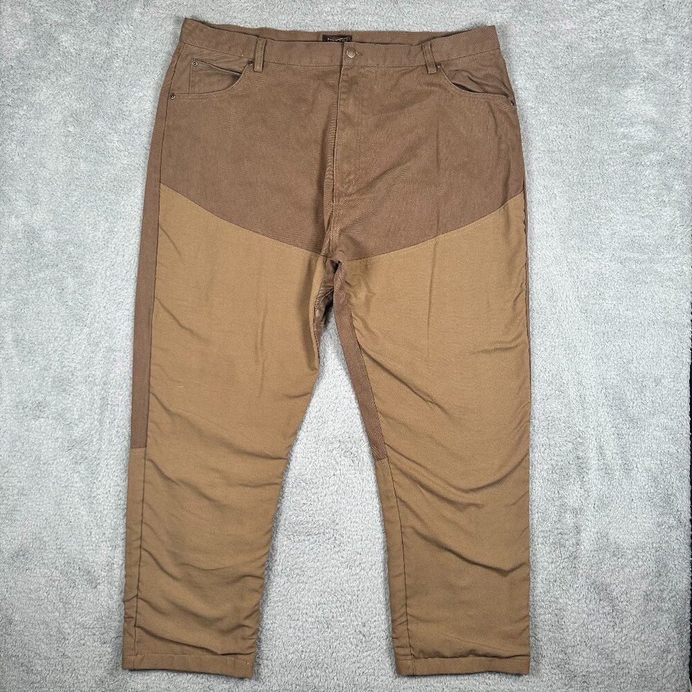 Gamehide Men's Woodsman‎ Faced Cotton Upland Hunting Jean Dark Brown 46x32 Plus